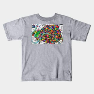 Paris Map Kids T-Shirt